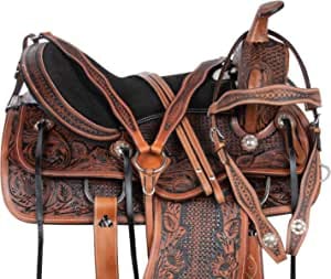 Acerugs Western Trail Horse Leather Saddle