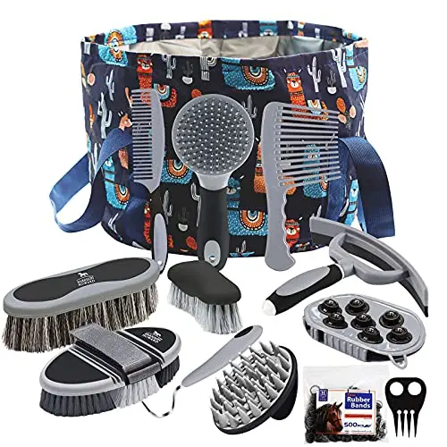 Posts tagged with equine Harrison Howard Horse Grooming Kit 11-Piece <a
